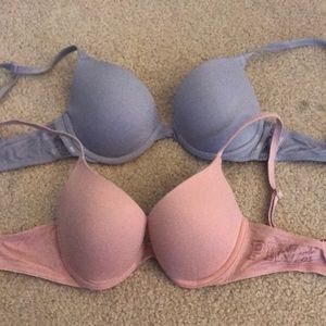 two bras from pink for 10 dollars!